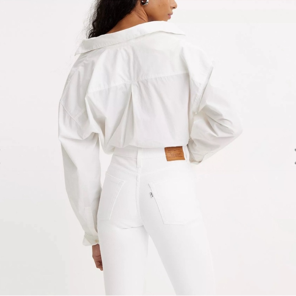 Levi’s White Skinny Jeans - Picture 3 of 11